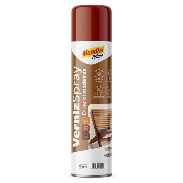Verniz Spray Madeira Mogno Mundial Prime