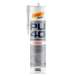 Selante PU40 Cinza Mundial Prime 400g Poliuretano