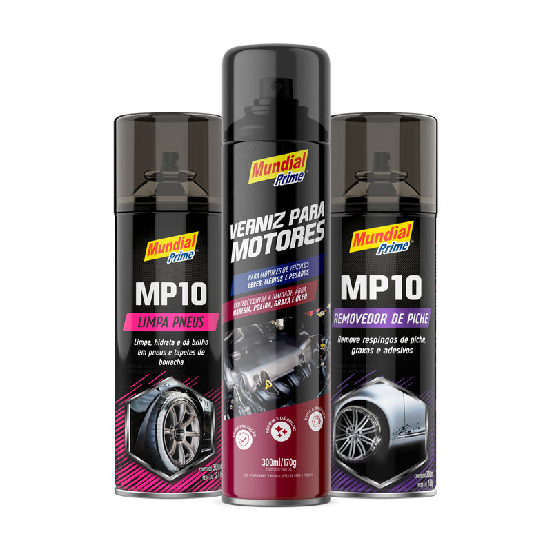 Kit Motor e Rodas Mundial Prime 3 Sprays
