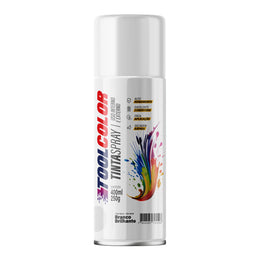 Tinta Spray Multiuso Tool Color Branco Brilhante 400ml