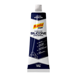 Adesivo Silicone Acético Incolor Mundial Prime Bisnaga