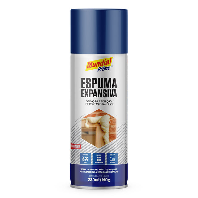 Espuma Expansiva Poliuretano Mundial Prime 230ml 140g