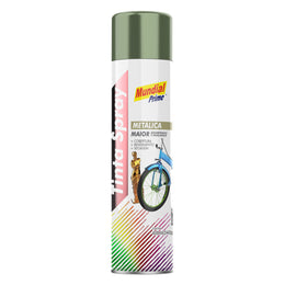 Tinta Spray Uso Geral Verde Metálico Mundial Prime 400ml