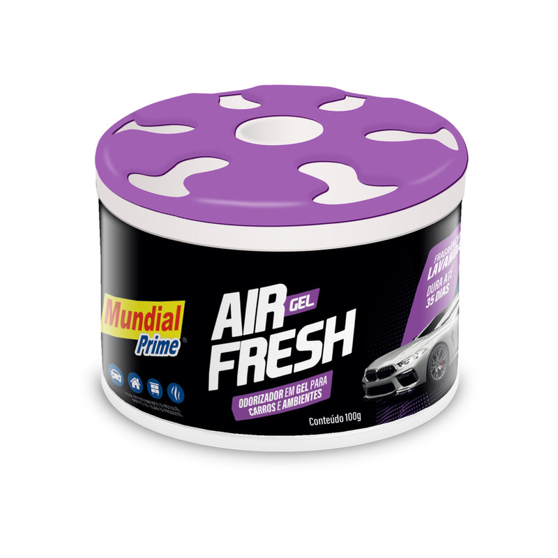 Aromatizante Automotivo Gel Lavanda Mundial Prime