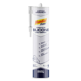 Adesivo Silicone Acético Mundial Prime Branco 260g