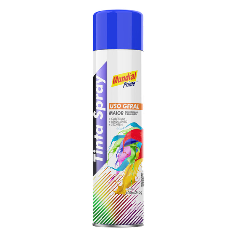 Tinta Spray Uso Geral Azul Bandeira Mundial Prime 400ml