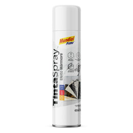 Tinta Spray Efeito Mármore Branco Mundial Prime 400ml