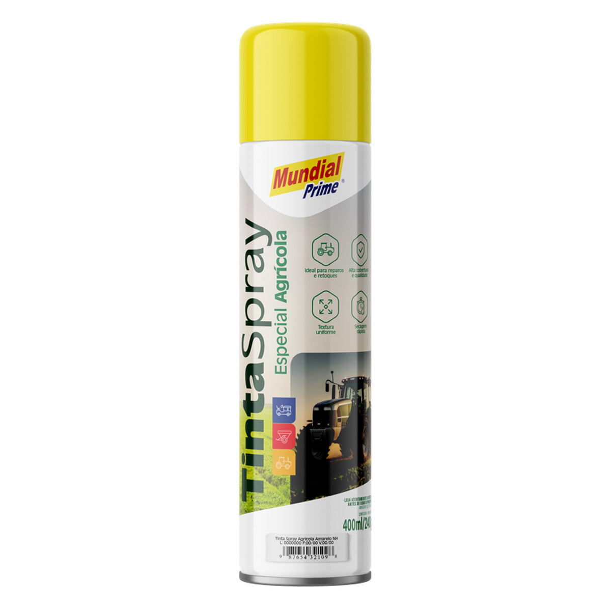 Tinta Spray Agrícola Amarelo Mundial Prime 400ml