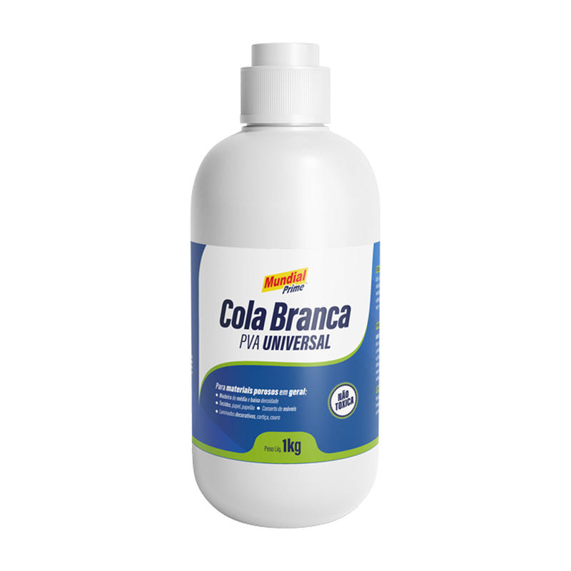Cola Branca Universal Mundial Prime 1kg Base d'Água