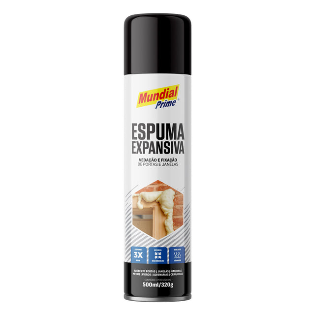 Espuma Expansiva Poliuretano Mundial Prime 500ml 320g