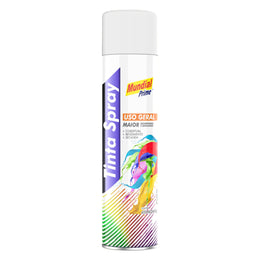 Tinta Spray Uso Geral Branco Fosco Mundial Prime 400ml