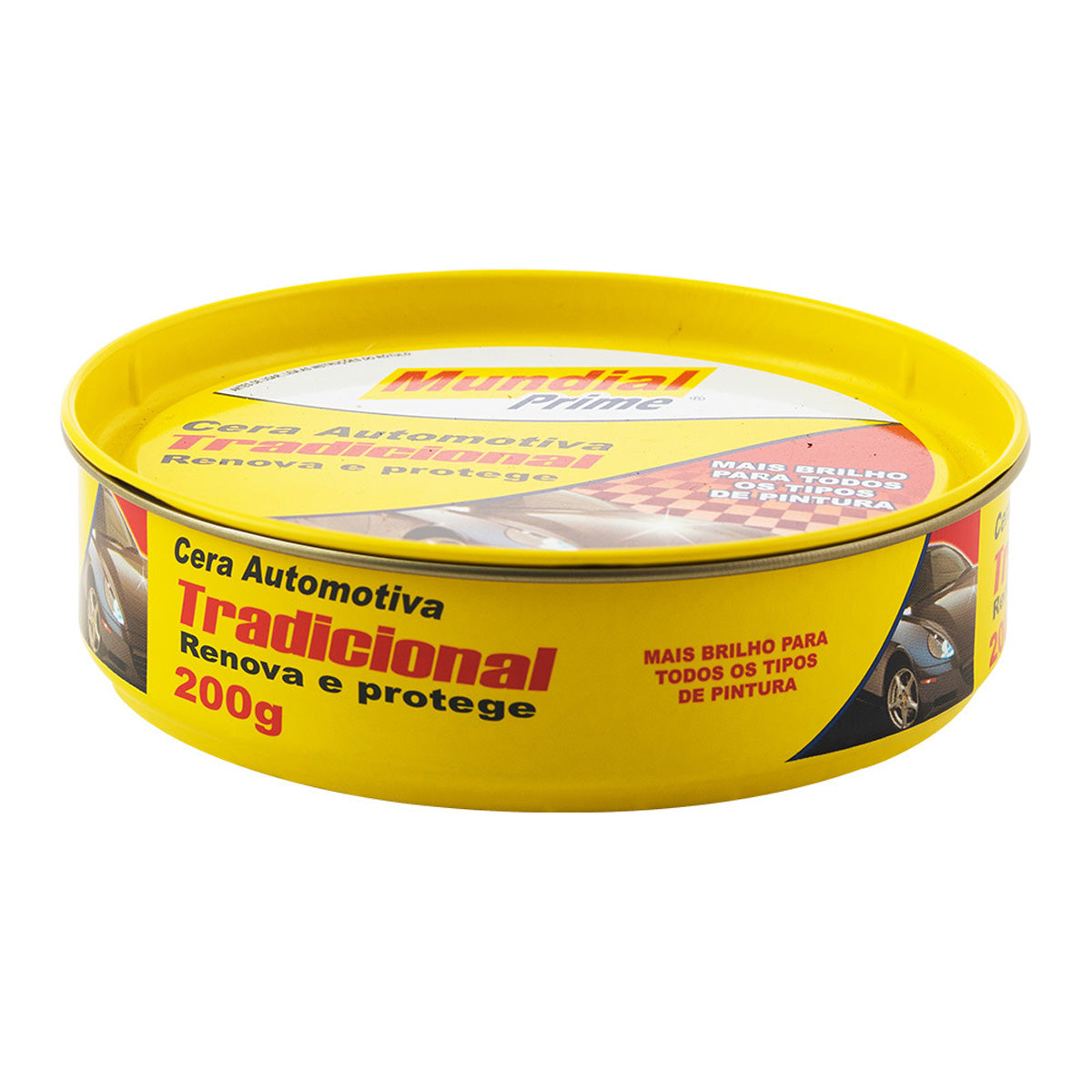 Cera Automotiva para Polimento Mundial Prime 200g