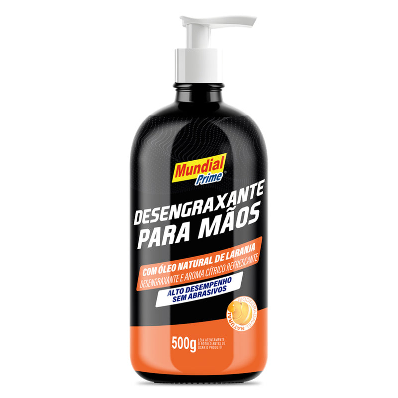 Desengraxante para Mãos Orange Mundial Prime 500g