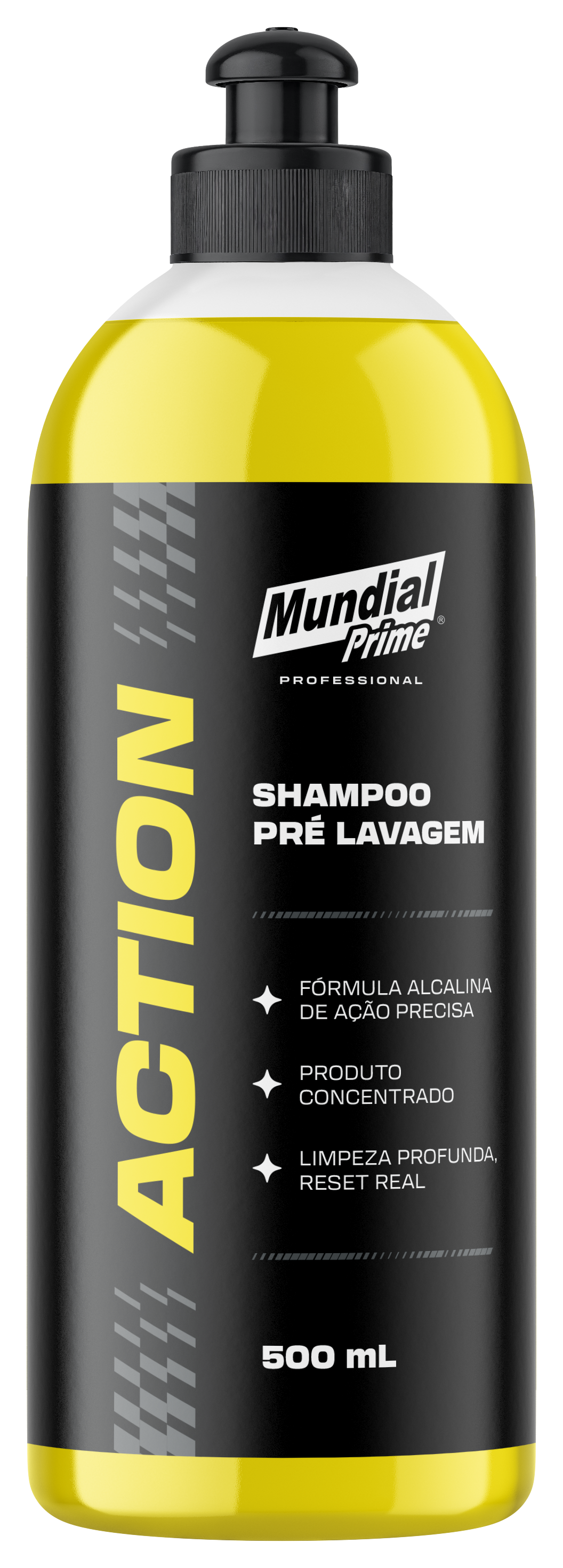 Shampoo Pré-Lavagem Action 500ml Mundial Prime PRO