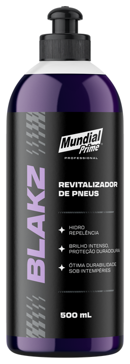 Revitalizador de Pneus Blakz 500ml Mundial Prime PRO