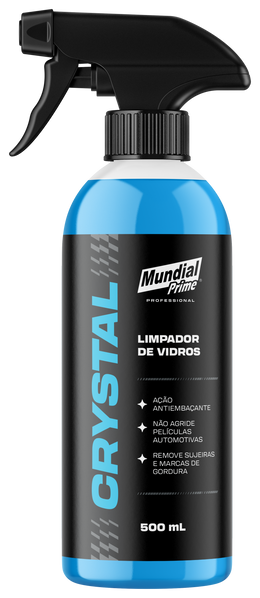 Limpador de Vidros Crystal 500ml Mundial Prime PRO