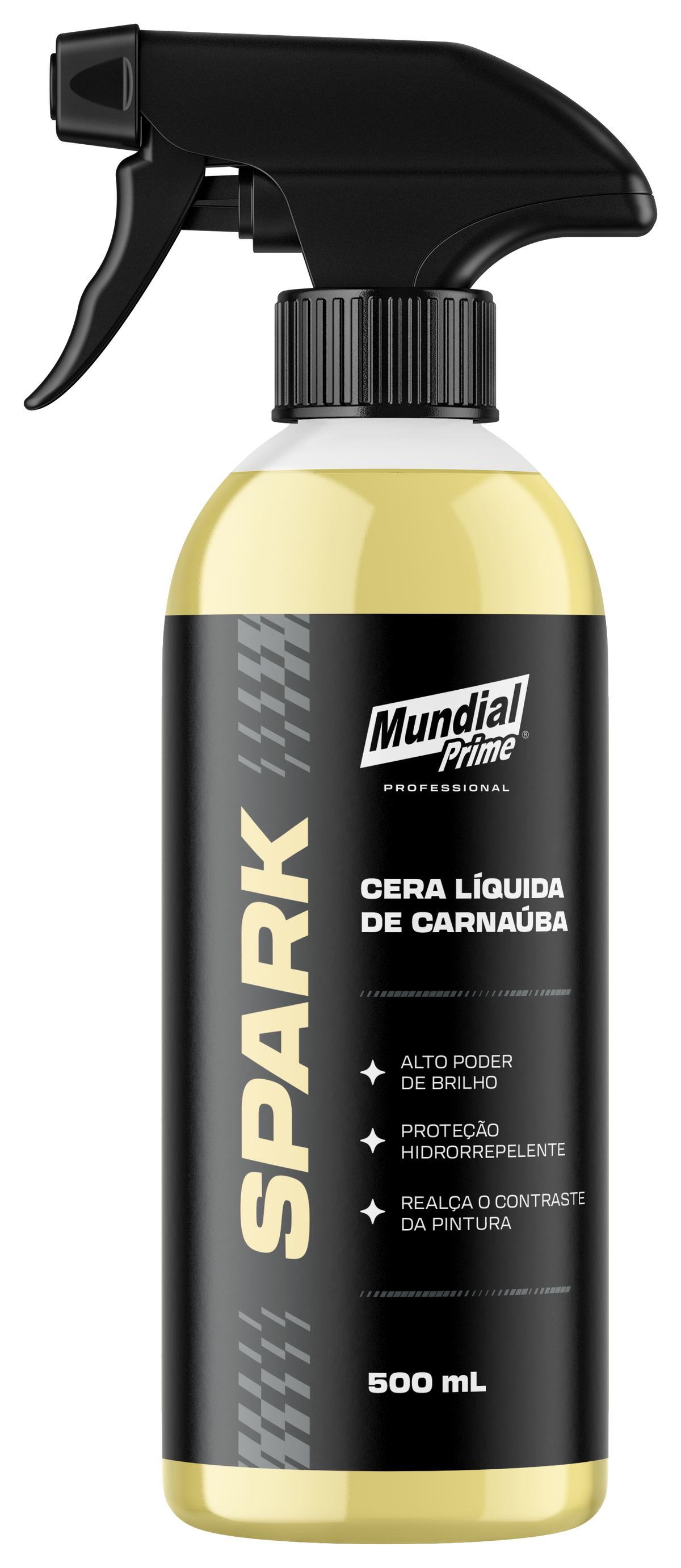 Cera Líquida de Carnaúba Spark 500ml Mundial Prime PRO