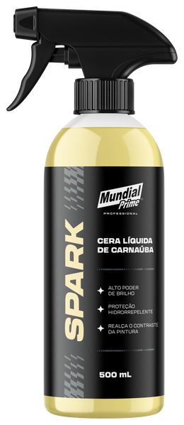 Cera Líquida de Carnaúba Spark 500ml Mundial Prime PRO