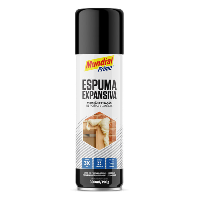 Espuma Expansiva Poliuretano Mundial Prime 300ml 190g