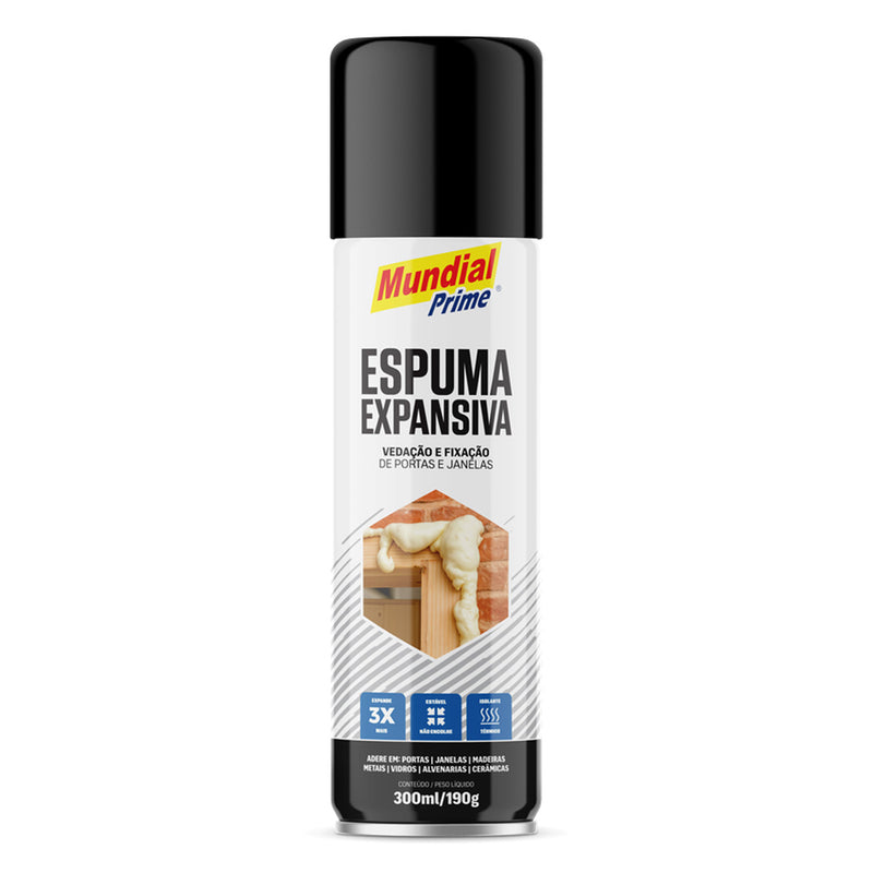 Espuma Expansiva Poliuretano Mundial Prime 300ml 190g
