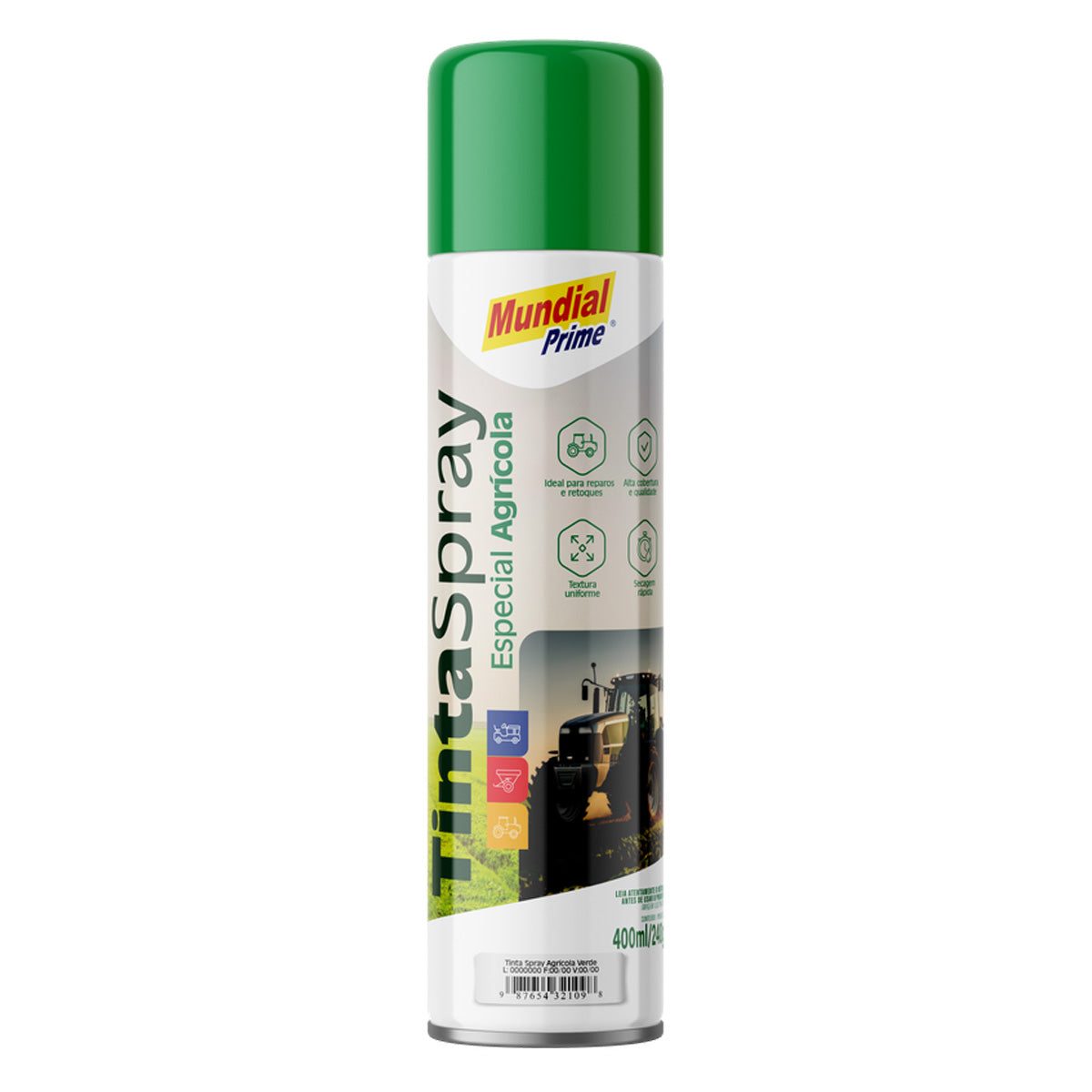 Tinta Spray Agrícola Verde Mundial Prime 400ml
