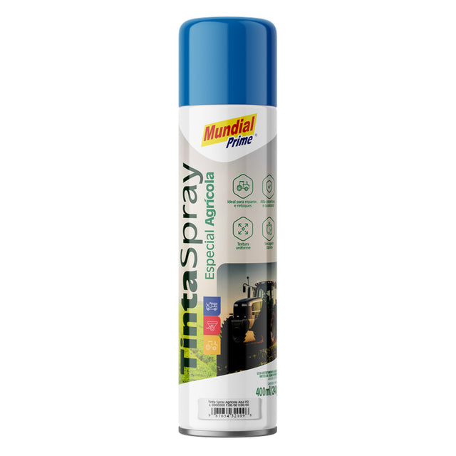 Tinta Spray Agrícola Azul Mundial Prime 400ml