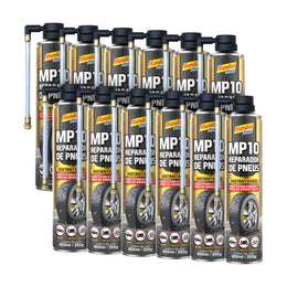 Kit 12 Reparadores de Pneu Mundial Prime 400ml