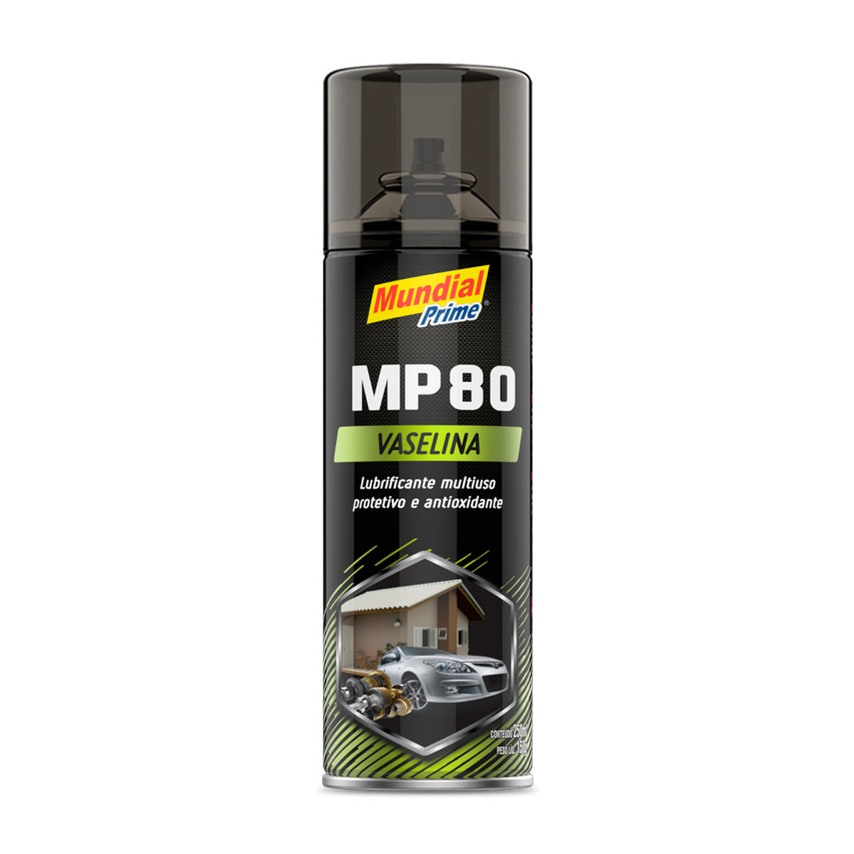 Vaselina Spray MP80 Mundial Prime 250ml Lubrificante