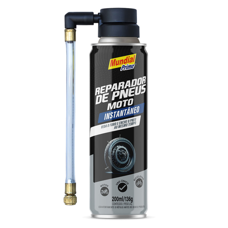 Reparador de Pneus Instantâneo Moto Mundial Prime 200ml