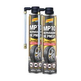 Kit 2 Reparadores de Pneu Mundial Prime 400ml