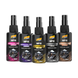 Kit 5 Aromatizantes Automotivos Pump Mundial Prime 60ml