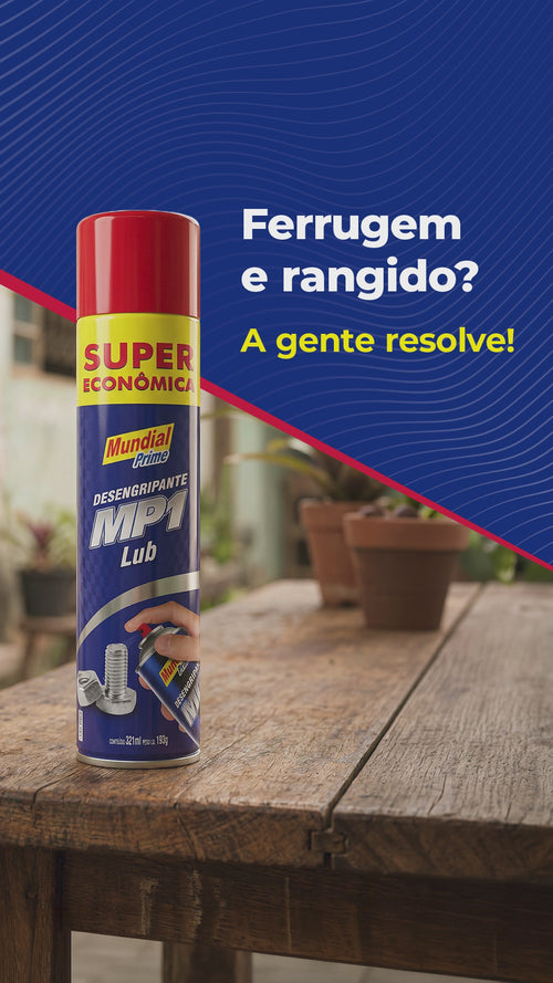 Vídeo do Desengripante Anticorrosivo MP1 Mundial Prime 321ml